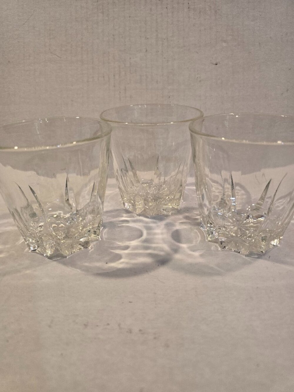Princess House Heritage #522 Ice Bucket Glasses Set of 3 1980s